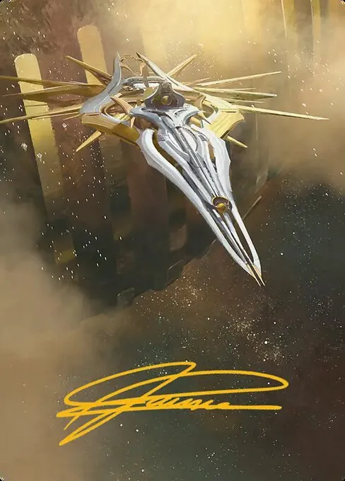 Dawnsire, Sunstar Dreadnought // Dawnsire, Sunstar Dreadnought · Edge of Eternities Art Series 27/54