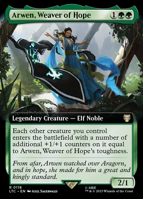 Arwen, Weaver of Hope · Tales of Middle-earth Commander 118/591