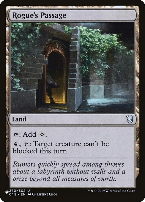 Rogue's Passage · The List C19-270/5050