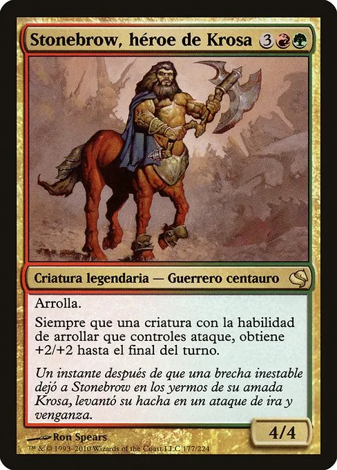 Stonebrow, Krosan Hero · Salvat 2011 177/224
