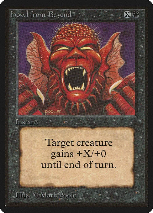 Howl from Beyond · Limited Edition Beta 112/302