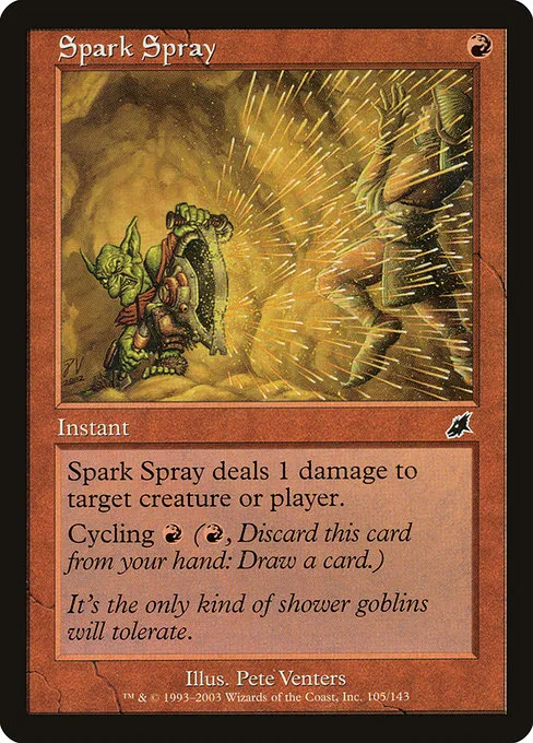 Spark Spray · Scourge 105/143