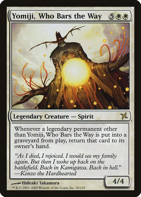 Yomiji, Who Bars the Way · Betrayers of Kamigawa 30/165