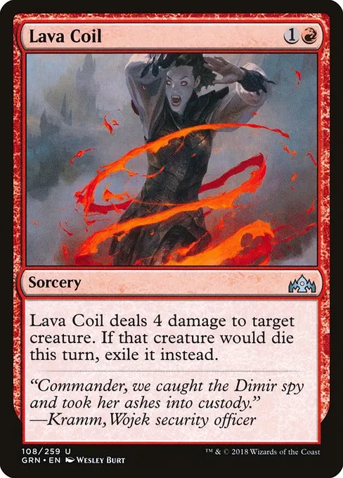 Lava Coil · Guilds of Ravnica 108/273