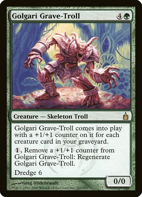 Golgari Grave-Troll · Ravnica: City of Guilds 167/306
