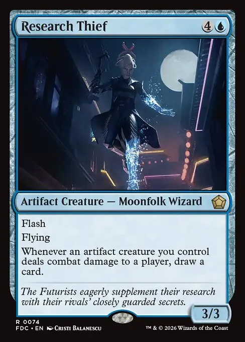 Research Thief · Foundations Commander 74/3