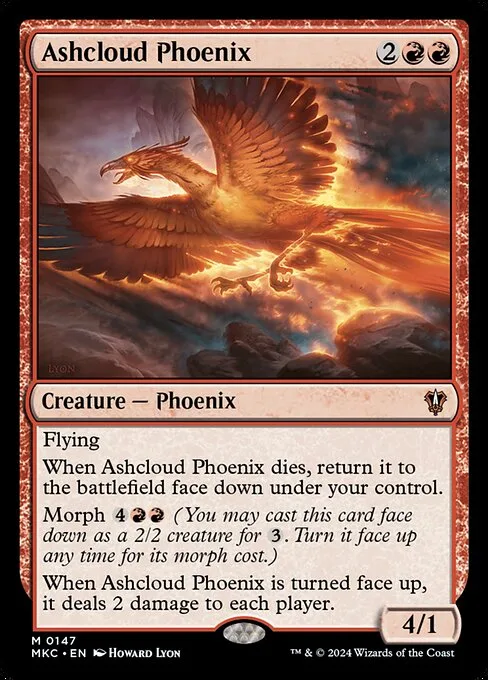 Ashcloud Phoenix · Murders at Karlov Manor Commander 147/358