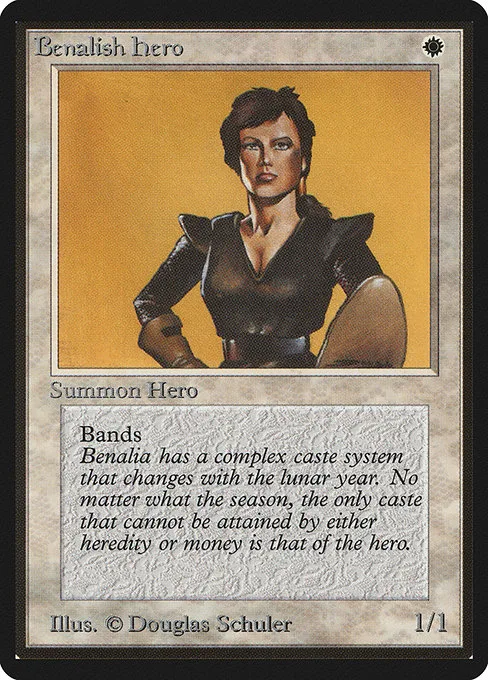 Benalish Hero · Limited Edition Beta 4/302