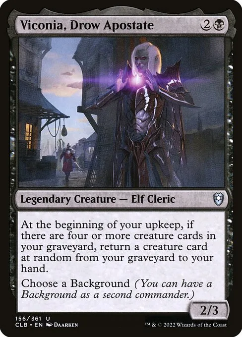 Viconia, Drow Apostate · Commander Legends: Battle for Baldur's Gate 156/936