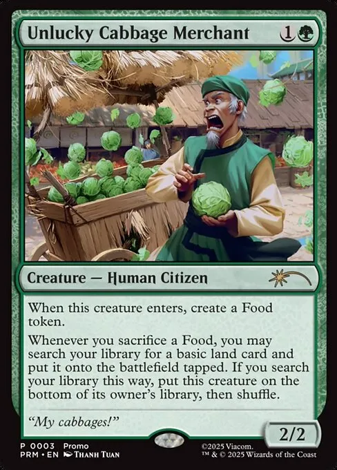 Unlucky Cabbage Merchant · Wizards Play Network 2025 15/17