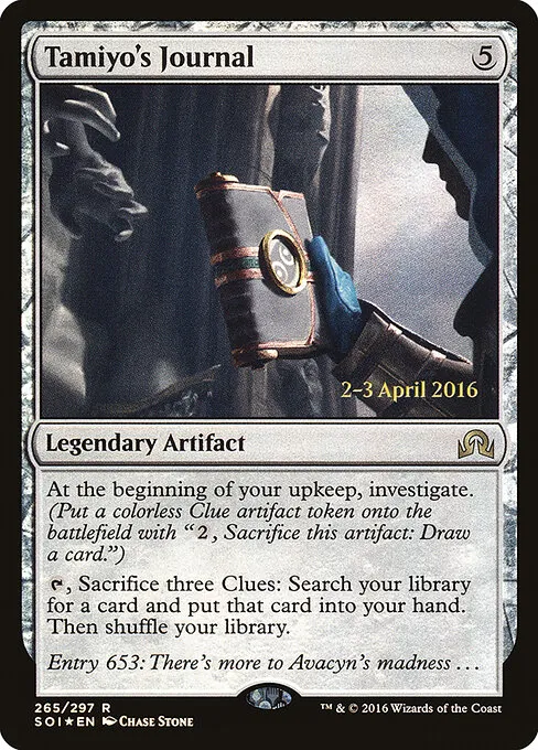 Tamiyo's Journal · Shadows over Innistrad Promos 265s†/90