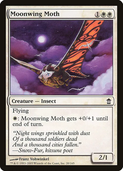 Moonwing Moth · Saviors of Kamigawa 20/165