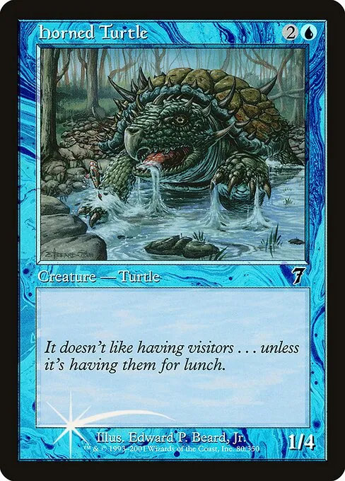 Horned Turtle · Seventh Edition 80★/708