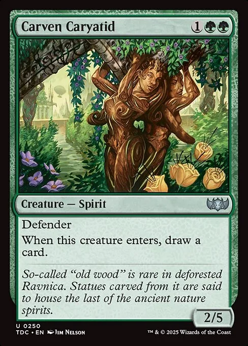 Carven Caryatid · Tarkir: Dragonstorm Commander 250/413