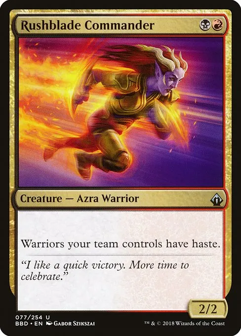 Rushblade Commander · Battlebond 77/256
