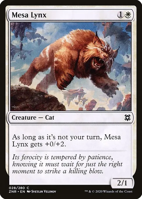 Mesa Lynx · Zendikar Rising 28/407
