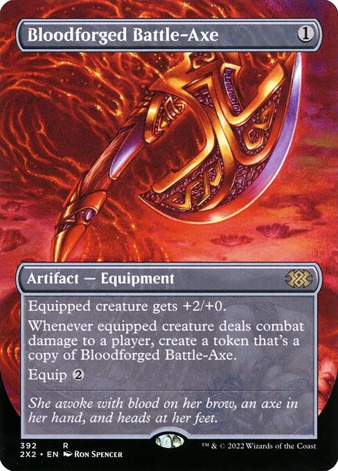 Bloodforged Battle-Axe · Double Masters 2022 392/579
