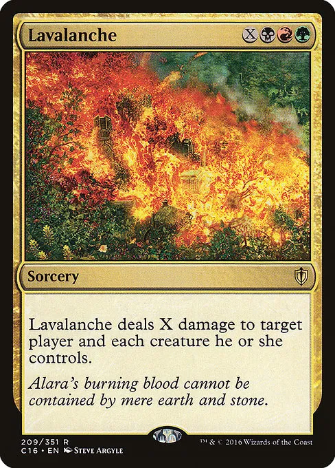 Lavalanche · Commander 2016 209/351