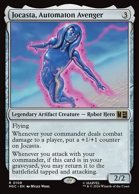 Jocasta, Automaton Avenger · Marvel Super Heroes Commander 108/9