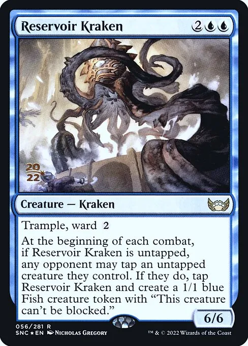 Reservoir Kraken · Streets of New Capenna Promos 56s/161