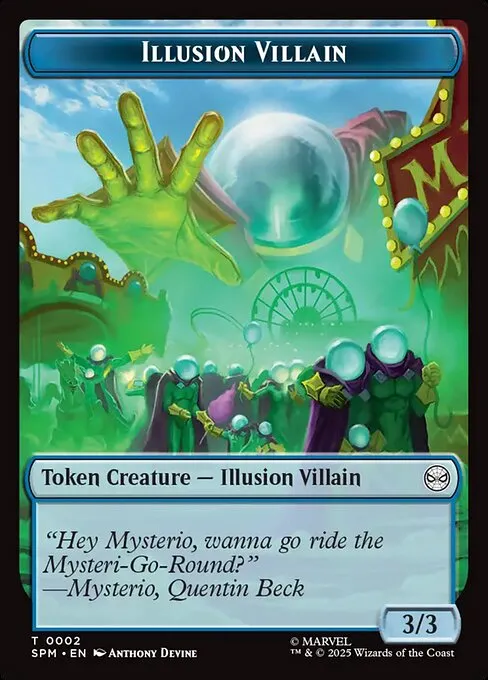 Illusion Villain · Marvel's Spider-Man Tokens 2/7