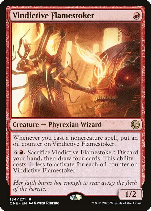 Vindictive Flamestoker · Phyrexia: All Will Be One 154/479