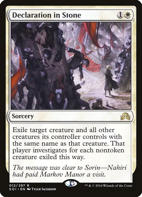 Declaration in Stone · Shadows over Innistrad 12/302