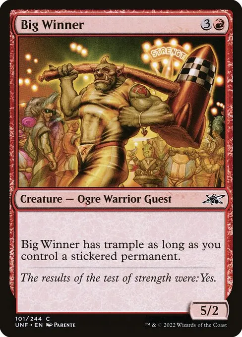 Big Winner · Unfinity 101/639