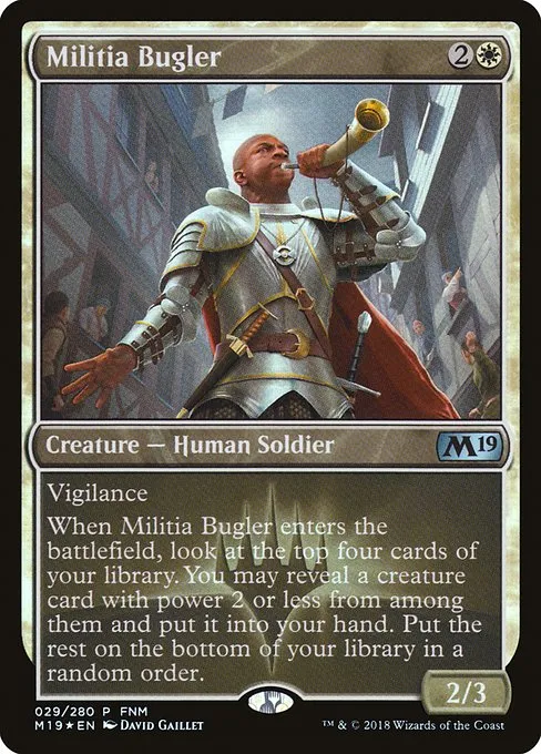 Militia Bugler · Core Set 2019 Promos 29/95