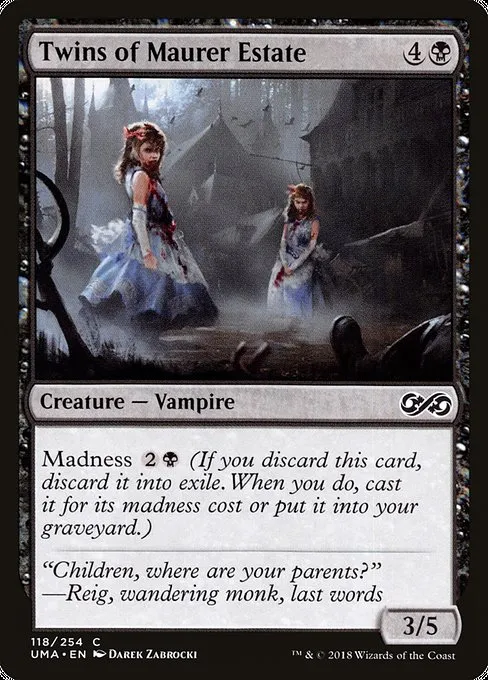 Twins of Maurer Estate · Ultimate Masters 118/254