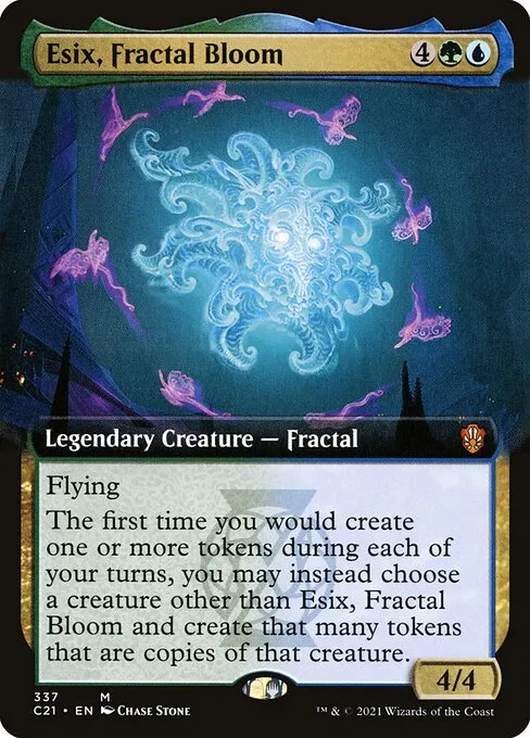 Esix, Fractal Bloom · Commander 2021 337/409
