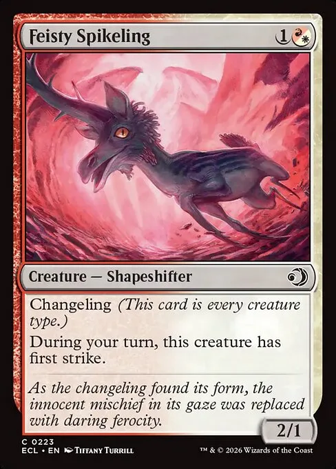 Feisty Spikeling · Lorwyn Eclipsed 223/408