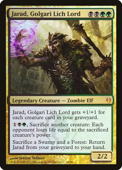 Jarad, Golgari Lich Lord · Duel Decks: Izzet vs. Golgari 45/90
