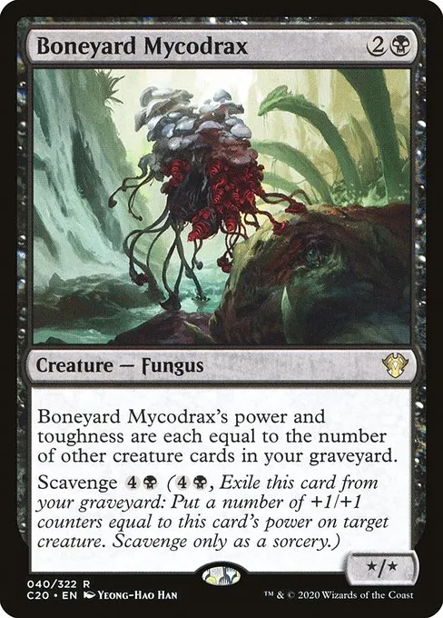 Boneyard Mycodrax · Commander 2020 40/322