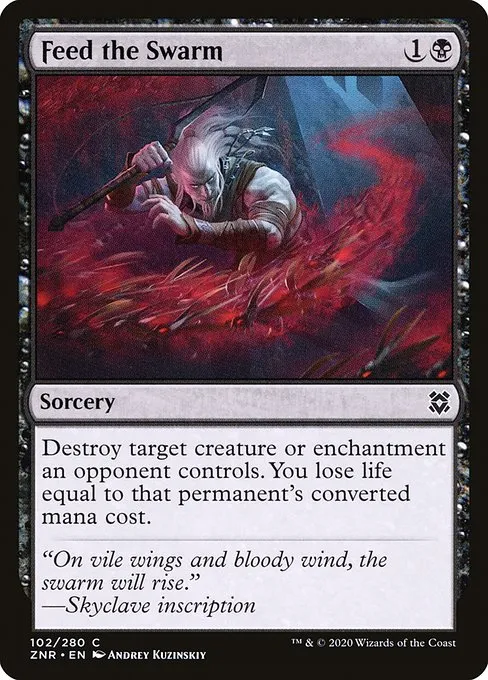 Feed the Swarm · Zendikar Rising 102/407