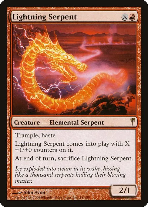 Lightning Serpent · Coldsnap 88/155
