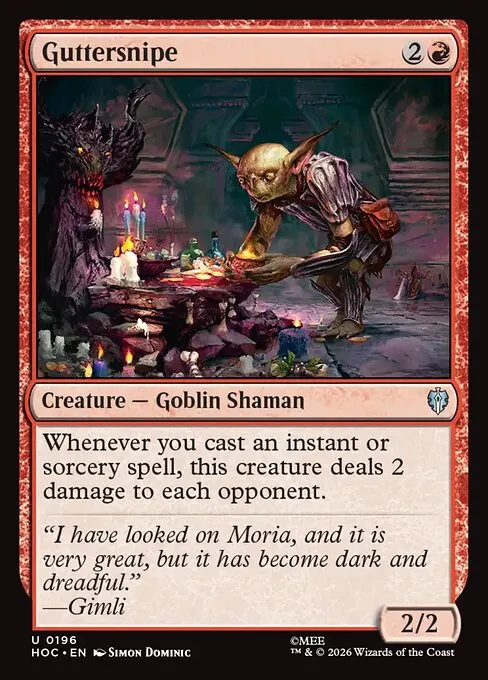 Guttersnipe · The Hobbit Commander 196/7