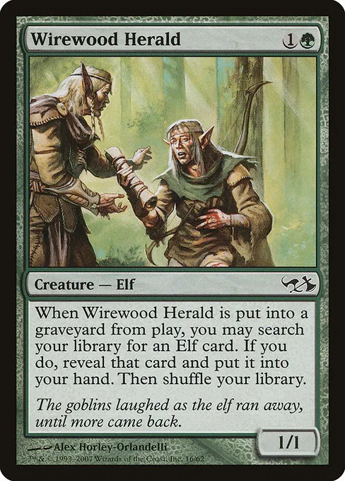 Wirewood Herald · Duel Decks: Elves vs. Goblins 16/62