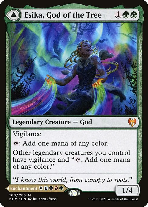 Esika, God of the Tree // The Prismatic Bridge · Kaldheim 168/425