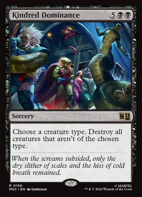 Kindred Dominance · Marvel Super Heroes Commander 156/9