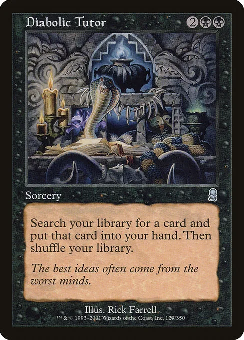 Diabolic Tutor · Odyssey 129/353