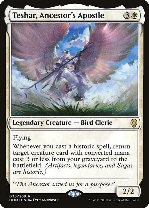 Teshar, Ancestor's Apostle · Dominaria 36/280