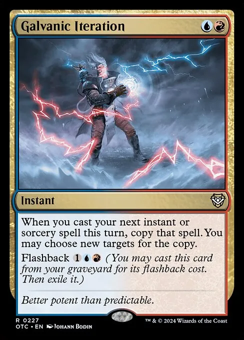 Galvanic Iteration · Outlaws of Thunder Junction Commander 227/342