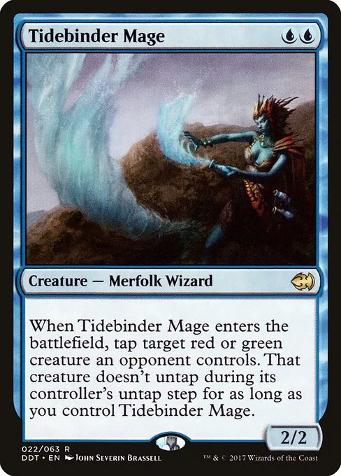 Tidebinder Mage · Duel Decks: Merfolk vs. Goblins 22/63