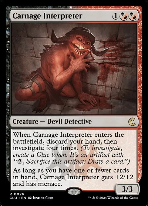 Carnage Interpreter · Ravnica: Clue Edition 26/284