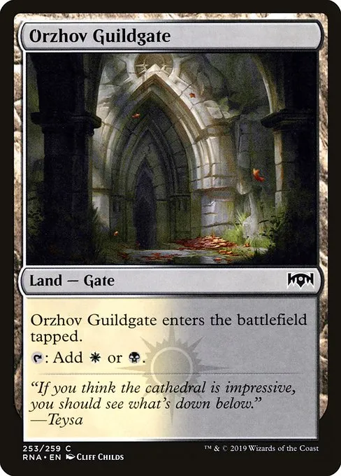 Orzhov Guildgate · Ravnica Allegiance 253/273