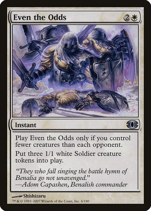 Even the Odds · Future Sight 6/180