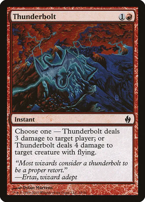 Thunderbolt · Premium Deck Series: Fire and Lightning 19/34
