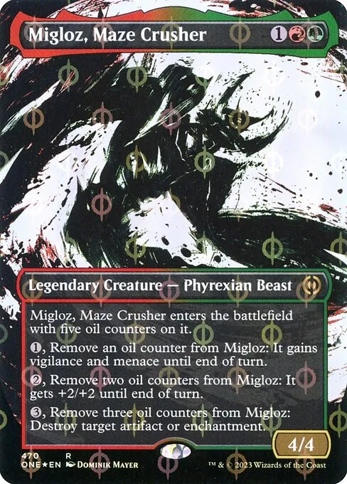 Migloz, Maze Crusher · Phyrexia: All Will Be One 470/479