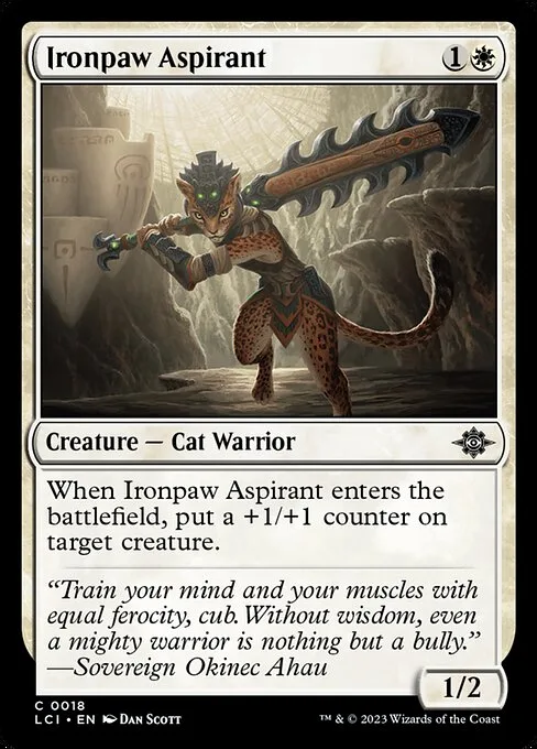 Ironpaw Aspirant · The Lost Caverns of Ixalan 18/416